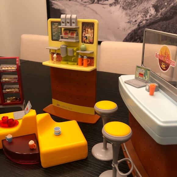 Mattel My Scene Daily Dish Coffee Bar Cafe Playset Early 2000’s Doll Playset - Picture 6 of 9